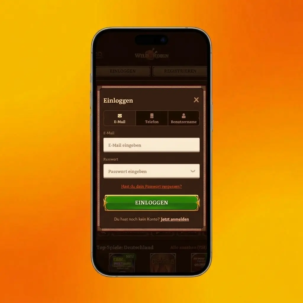 Wild Robin KYC verification screen showing document upload for identity and address confirmation