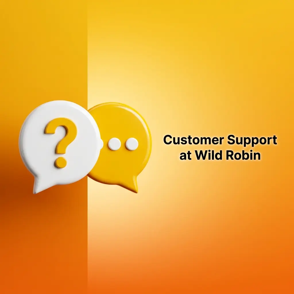 Wild Robin 24/7 customer support via live chat, email, and Help Center for bonuses, payments, and verification.