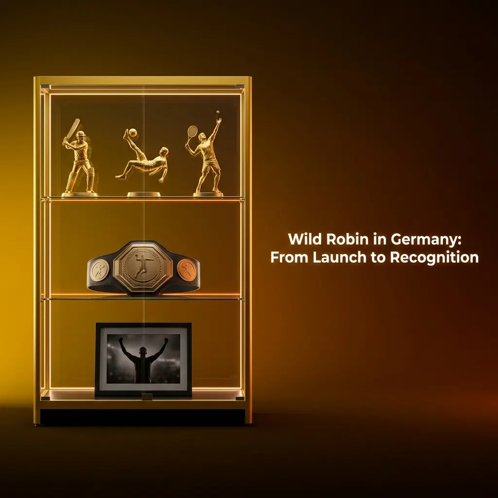 Wild Robin's 2024 Germany launch: EUR accounts, local payments, streamer partnerships, and Bundesliga sponsorships drive growth.
