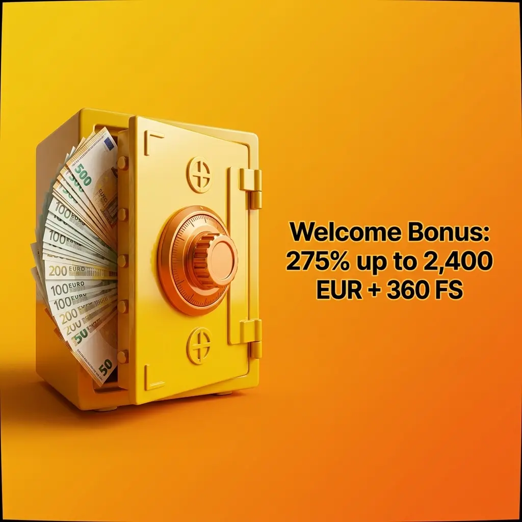 Wild Robin Casino welcome bonus: 275% up to 2,400 EUR plus 360 free spins across your first four deposits